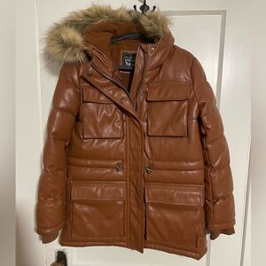 Levi’s fuax leather coat